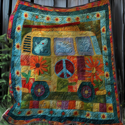 Peace Hippie Van XR2707012CL Quilt