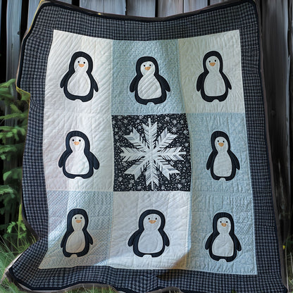 Penguin Snowflake XR0508013CL Quilt