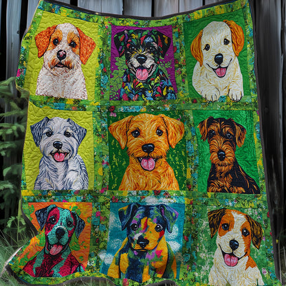 Puppy Breeds XR0508044CL Quilt