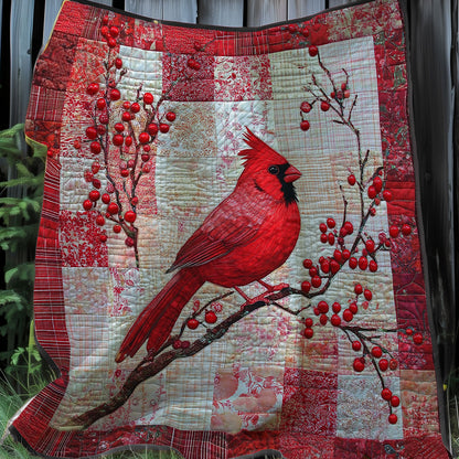 Red Cardinal Charm XR3107052CL Quilt