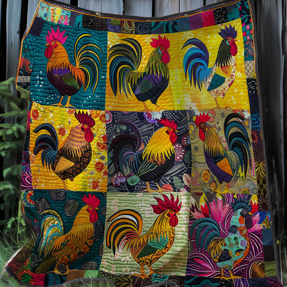 Rooster Lovers XR0507007CL Quilt