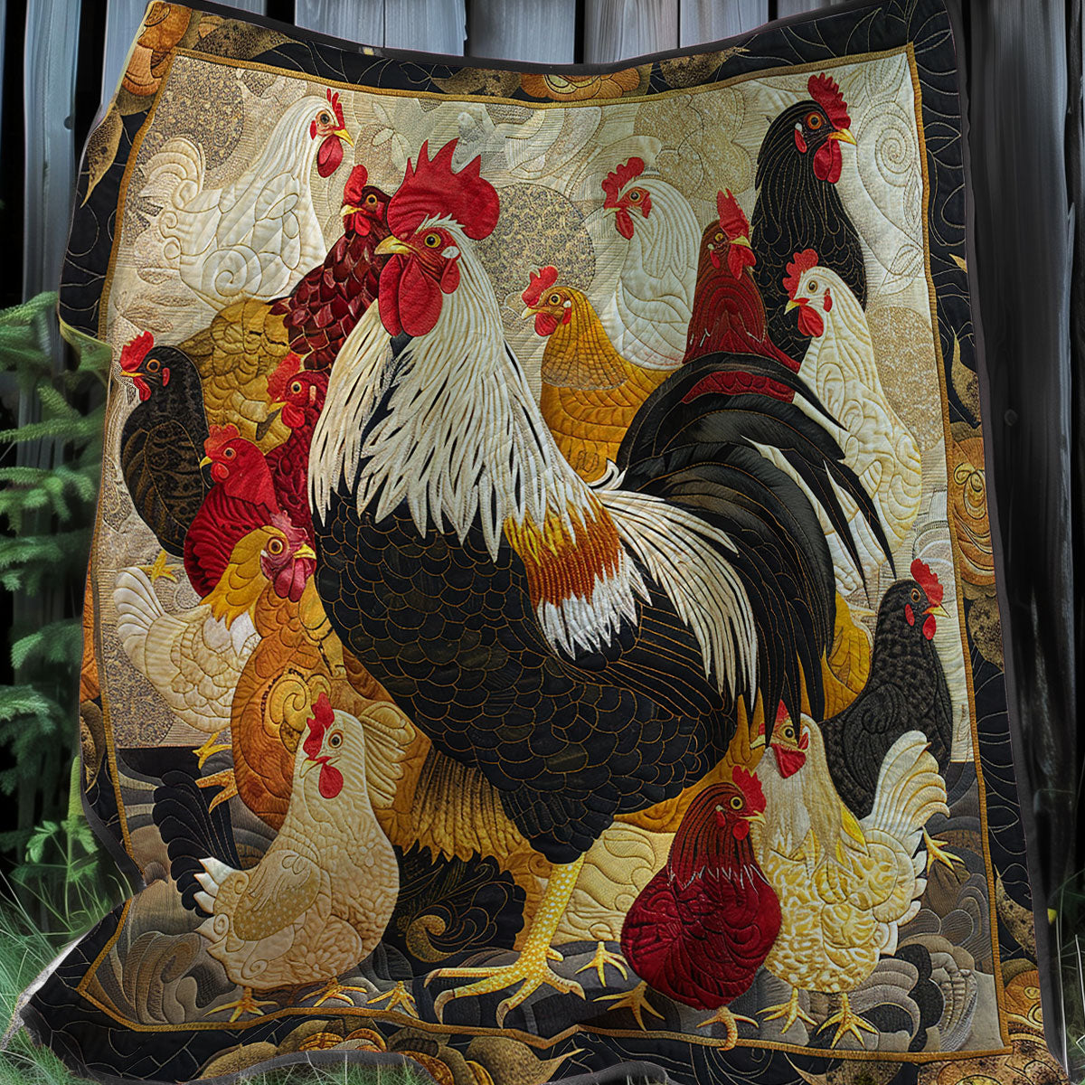 Rooster XR0907010CL Quilt