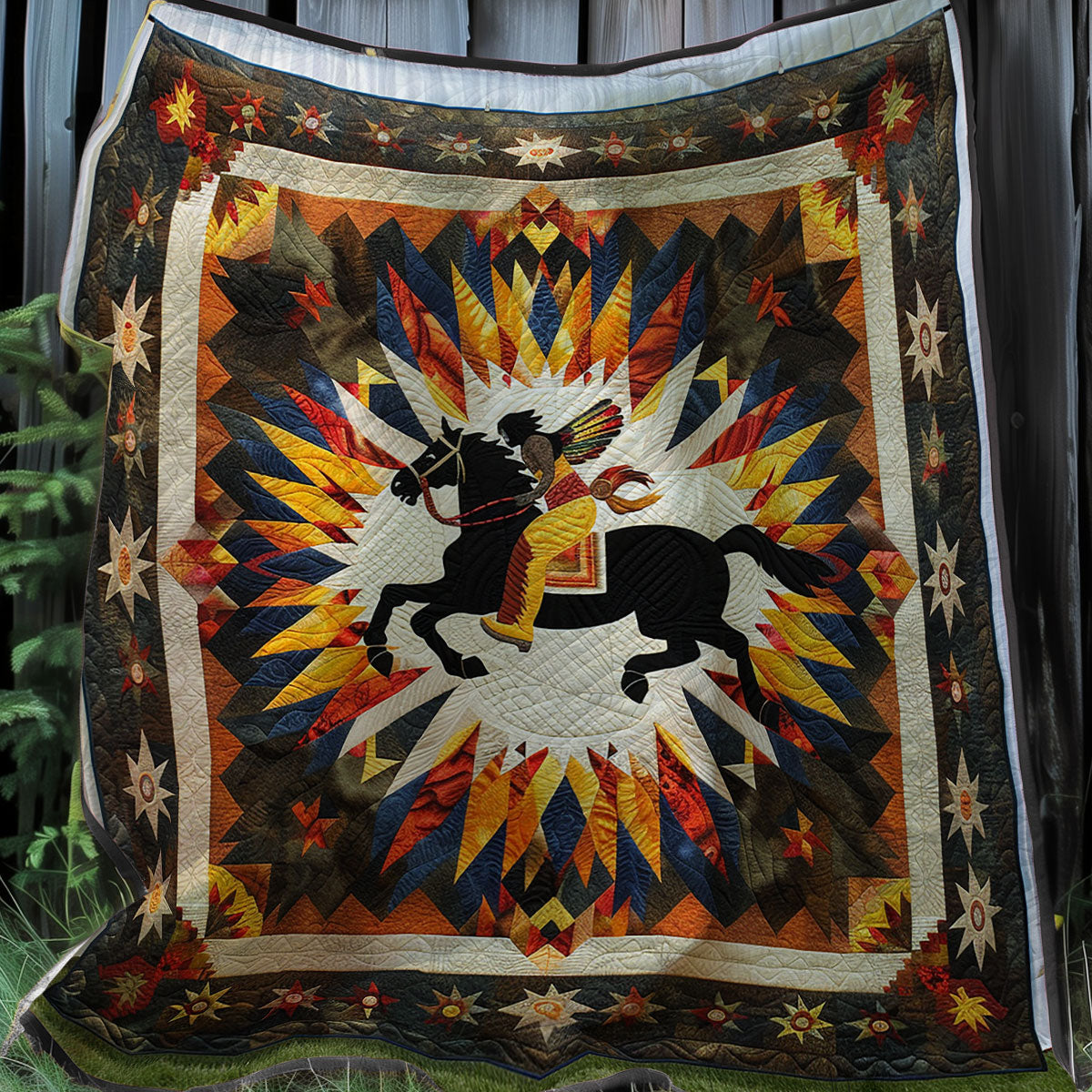 Running Horse XR0407015CL Quilt