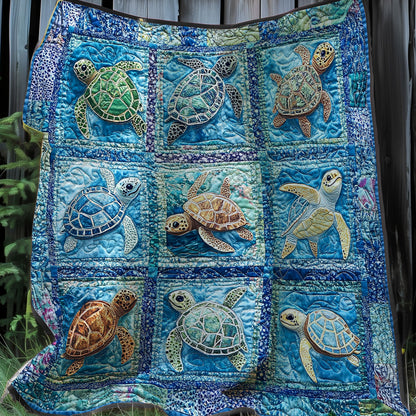 Sea Turtle Charm XR0608003CL Quilt