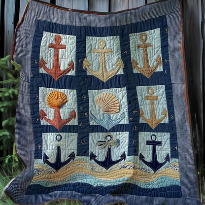 Seaside Anchors XR0108020CL Quilt