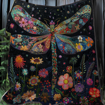 Sparkling Night Dragonfly XR3107034CL Quilt