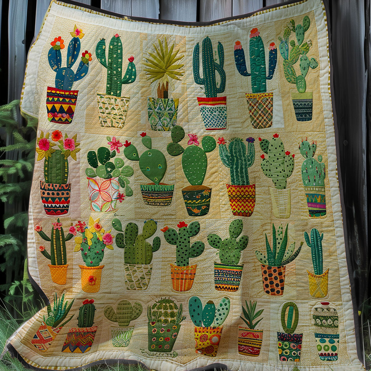 Spirit Cactus XR2607026CL Quilt