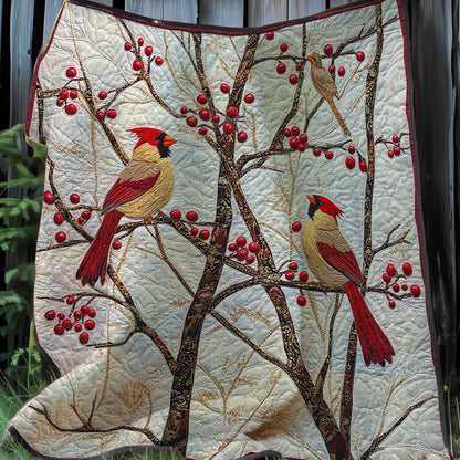 Splendid Cardinal Retreat XR0108013CL Quilt