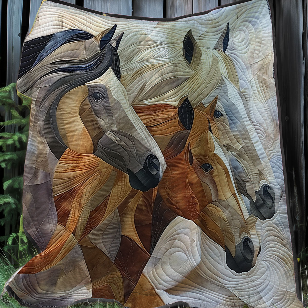 Strong Horses XR0807012CL Quilt