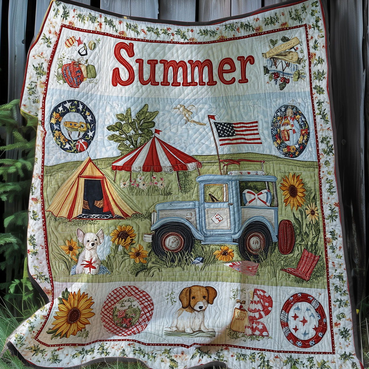 Summer Country XR0108008CL Quilt