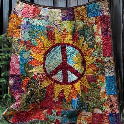 Sunflower Hippie XR1907012CL Quilt