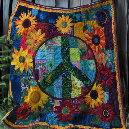 Sunflower Hippie XR1907013CL Quilt