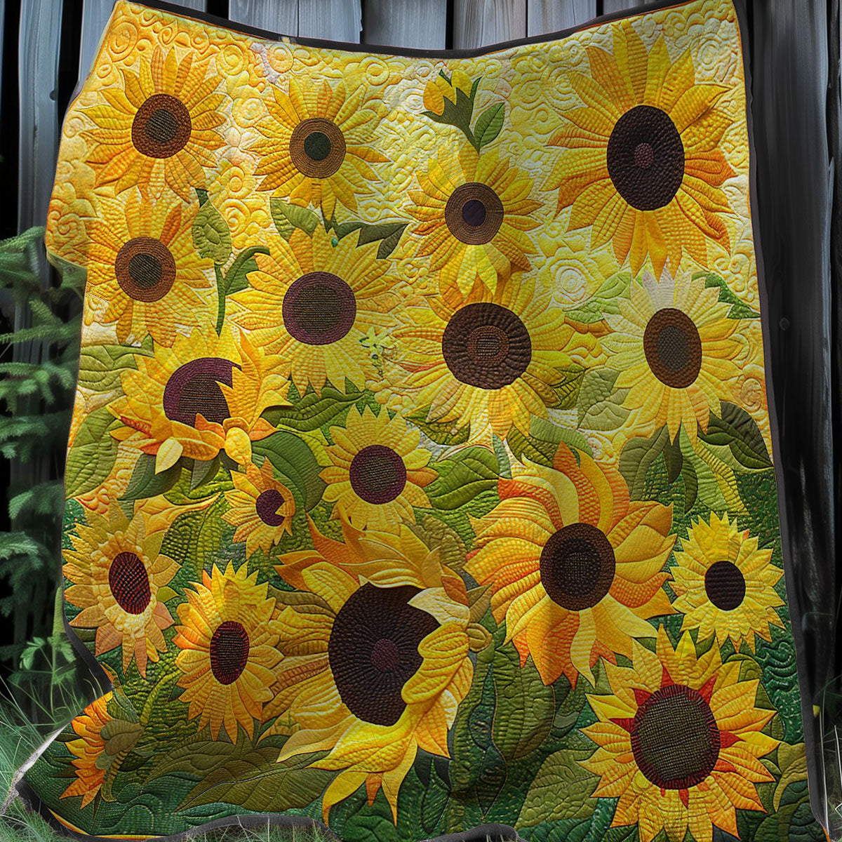 Sunflowers WO2607001CL Quilt