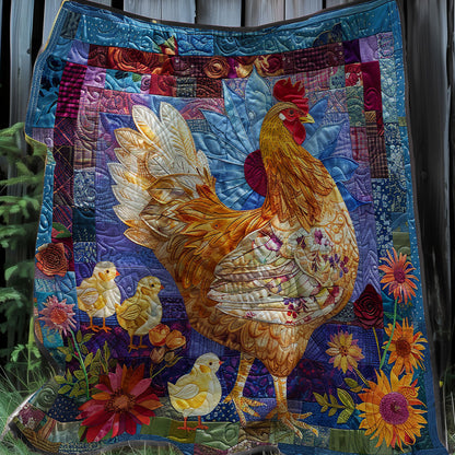 Sunrise Chicken XR2407034CL Quilt