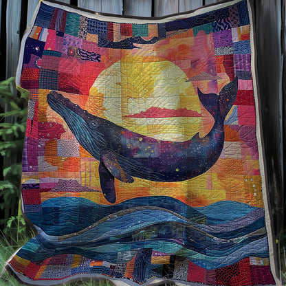 Sunset Whale XR3107019CL Quilt