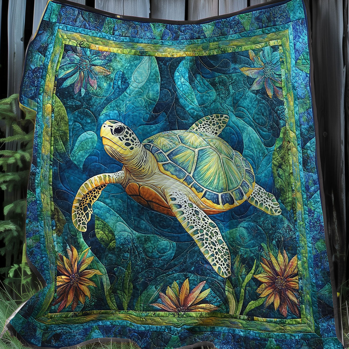 Turtle Oasis XR0608031CL Quilt