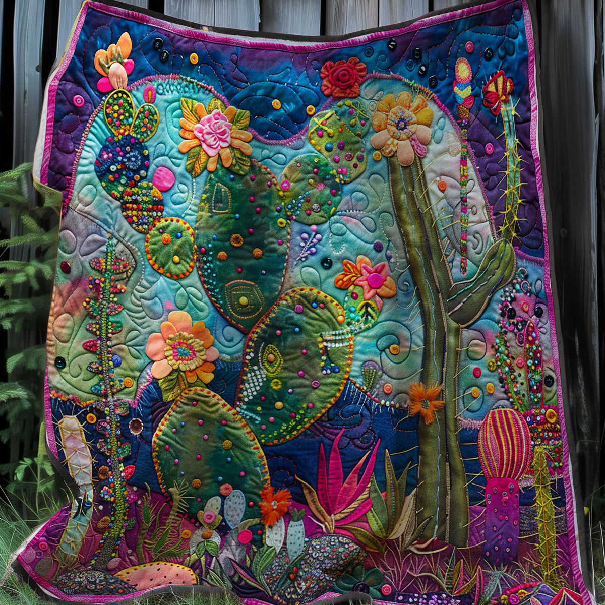 Twilight Sparkle Cacti XR3107024CL Quilt