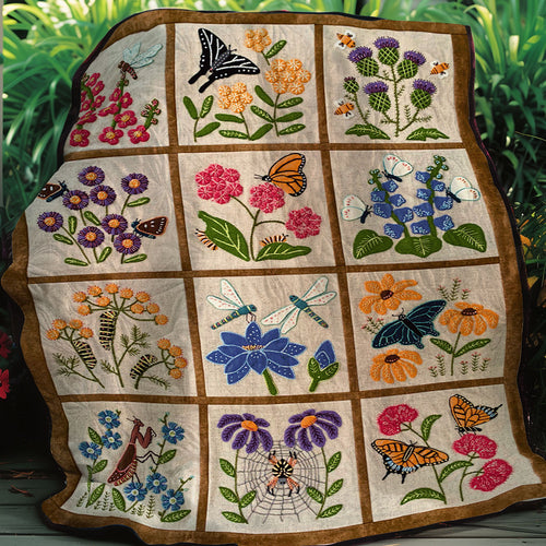 Beautiful Garden XR0207017CL Quilt