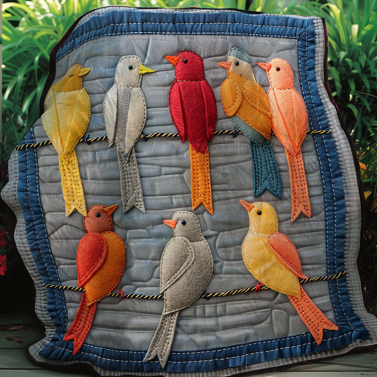 Bird Lovers XR1507014CL Quilt