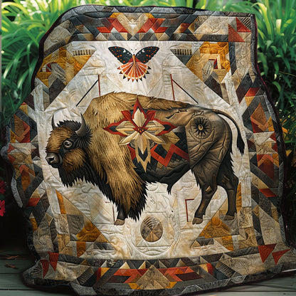 Bison Native American XR0807027CL Quilt