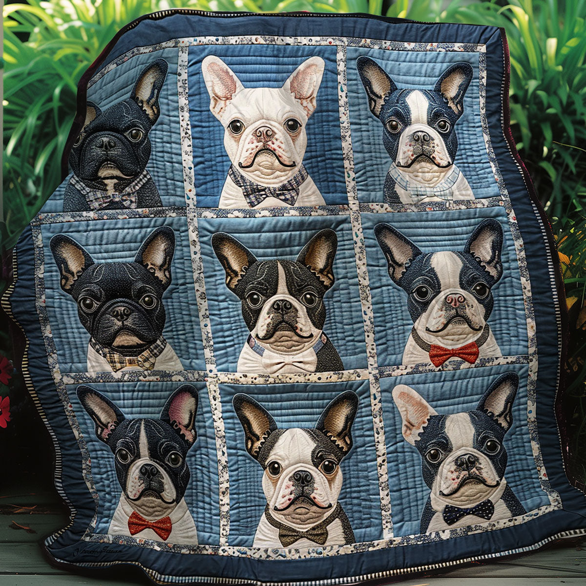 Boston Terrier XR2506011CL Quilt