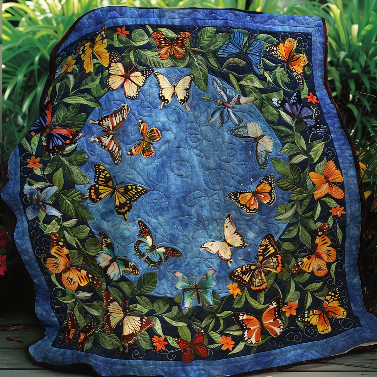 Butterfly Garden XR1307003CL Quilt