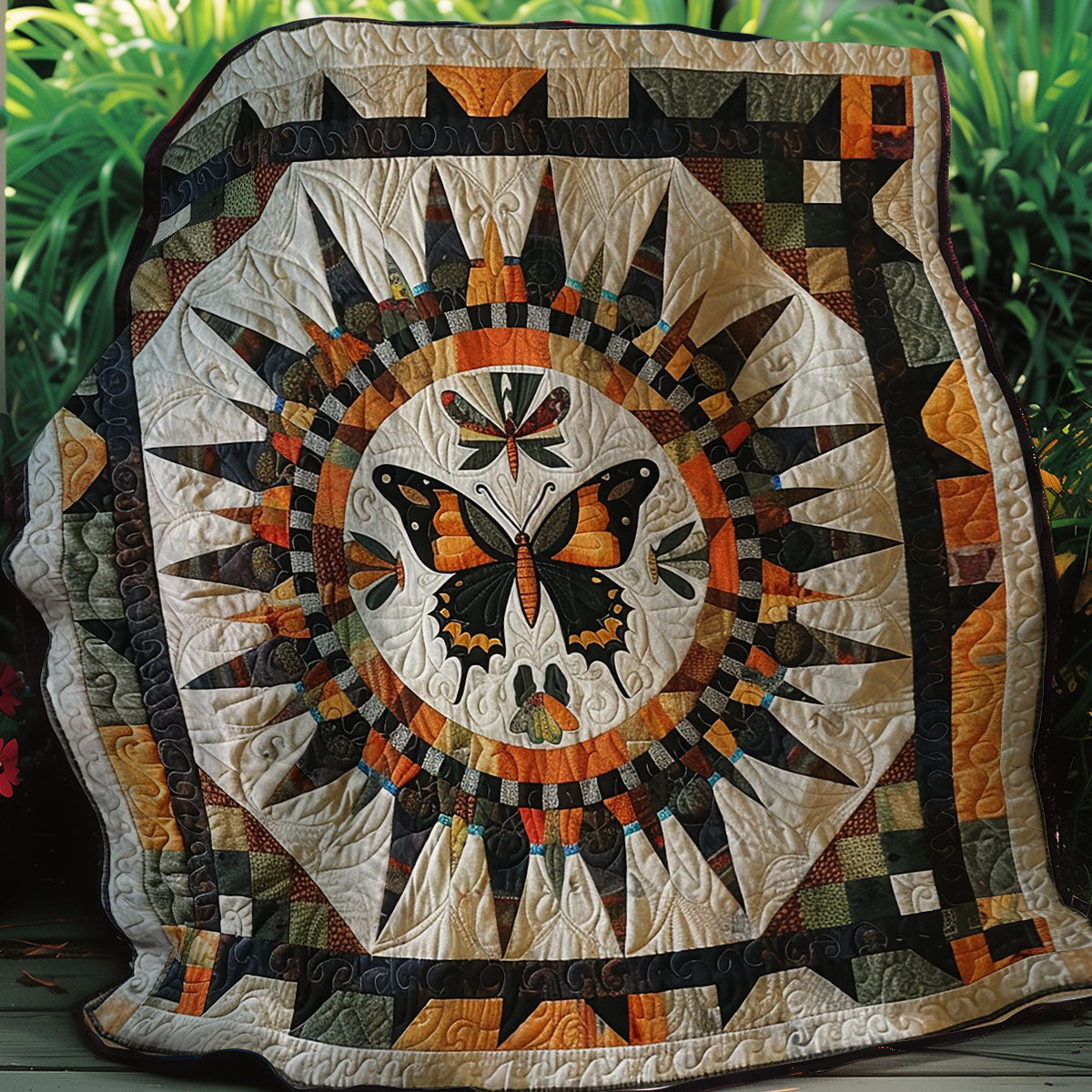 Butterfly Native XR0107011CL Quilt