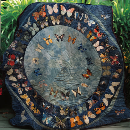 Butterfly Yard XR1307005CL Quilt