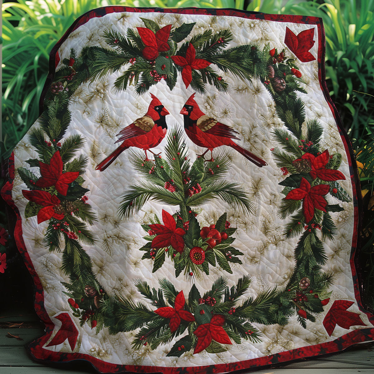 Cardinal Bird XR2606014CL Quilt