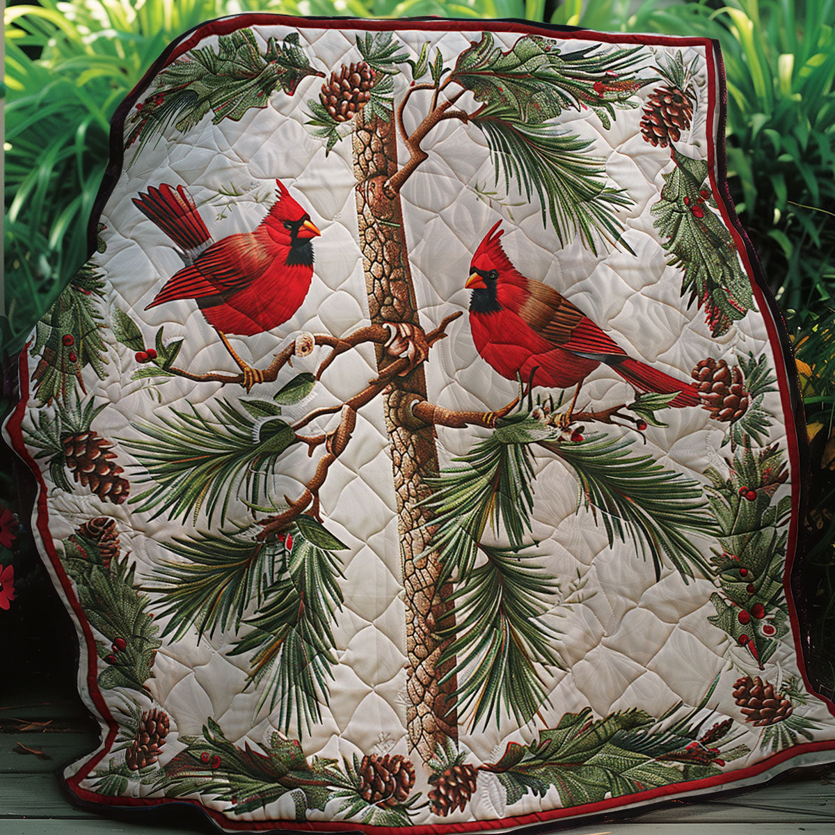 Cardinal Bird XR2606015CL Quilt