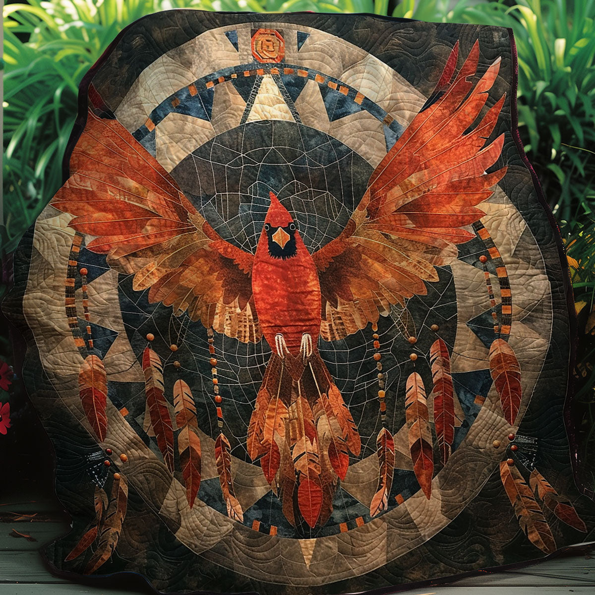 Cardinal Native American XR2606028CL Quilt