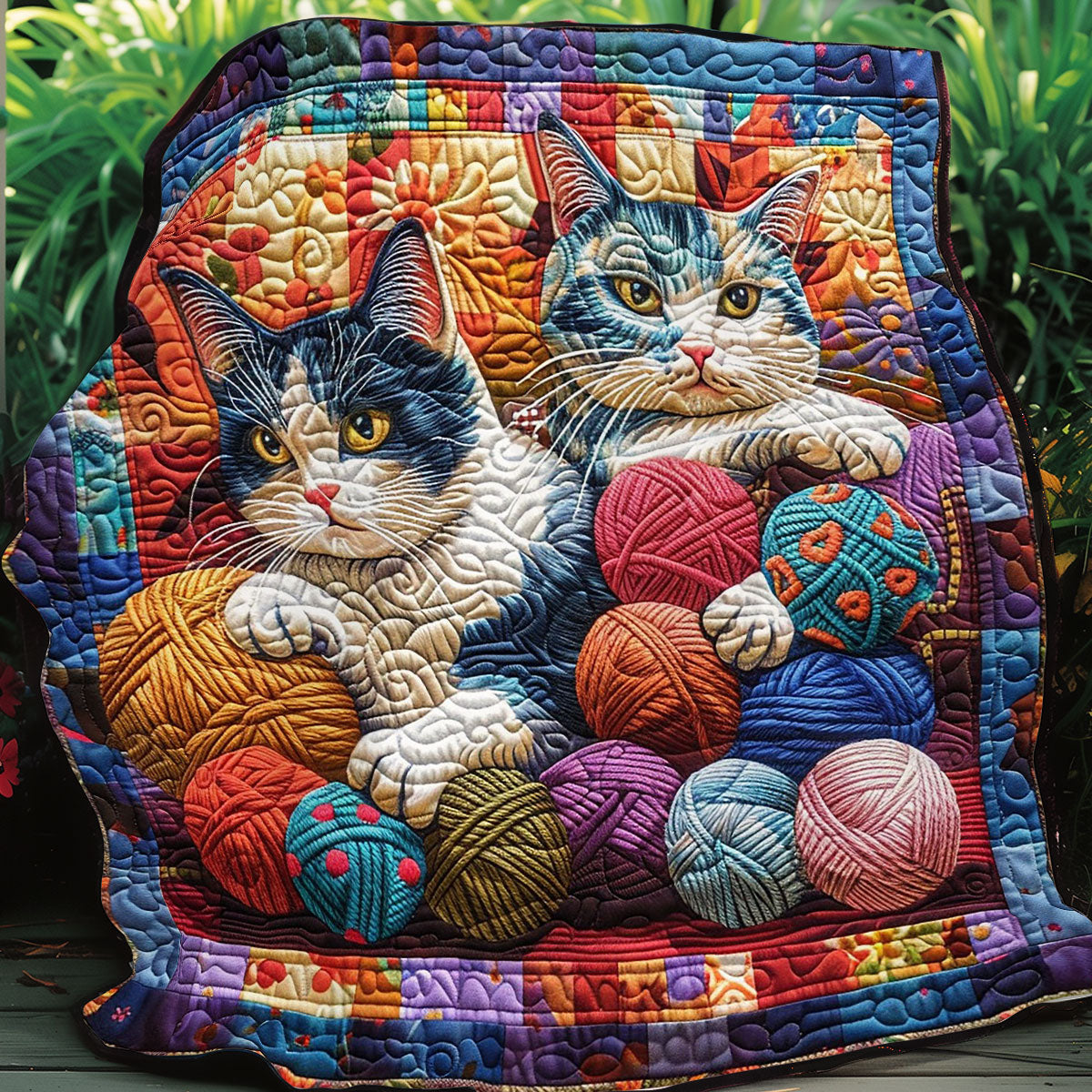 Cat And Yarns WO1008018CL Quilt