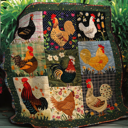 Chicken Lovers XR2806005CL Quilt