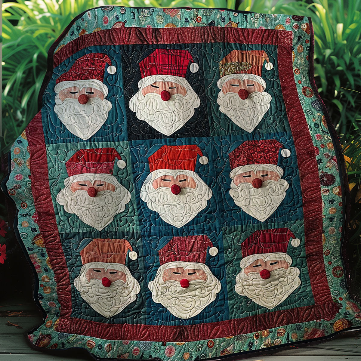 Christmas Santa XR0907003CL Quilt