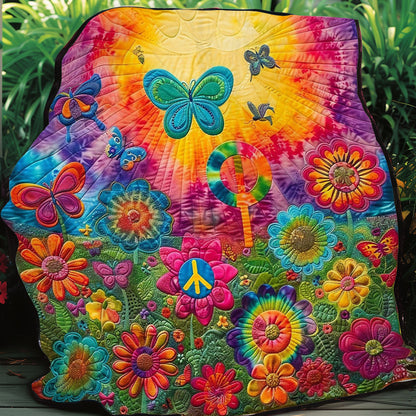 Colorful Flower Garden WO1008044CL Quilt