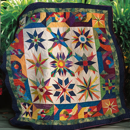 Colorful Stars XR1907006CL Quilt