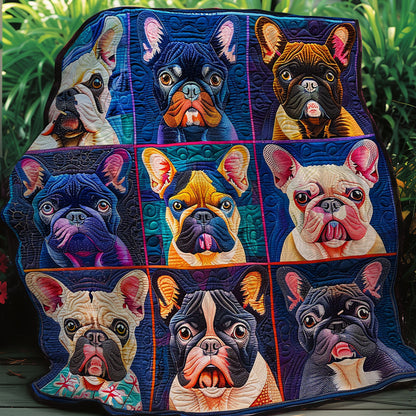 Cute French Bulldog XR0807015CL Quilt