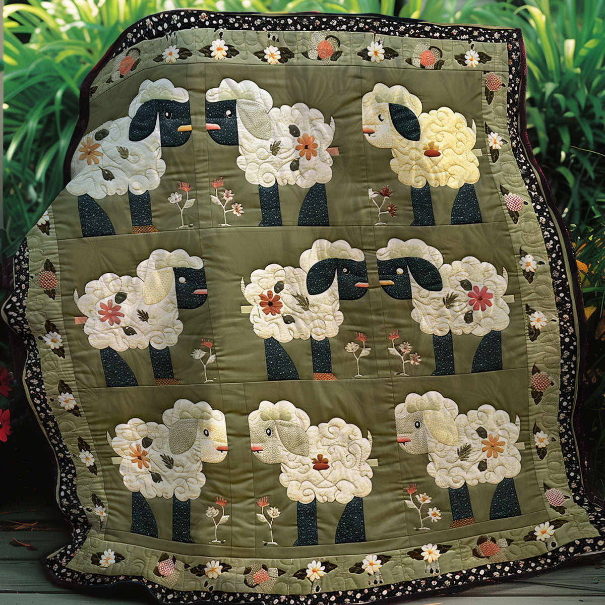 Cute Sheeps XR2106020CL Quilt