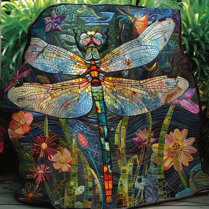 Dragonfly Lovers XR2606004CL Quilt