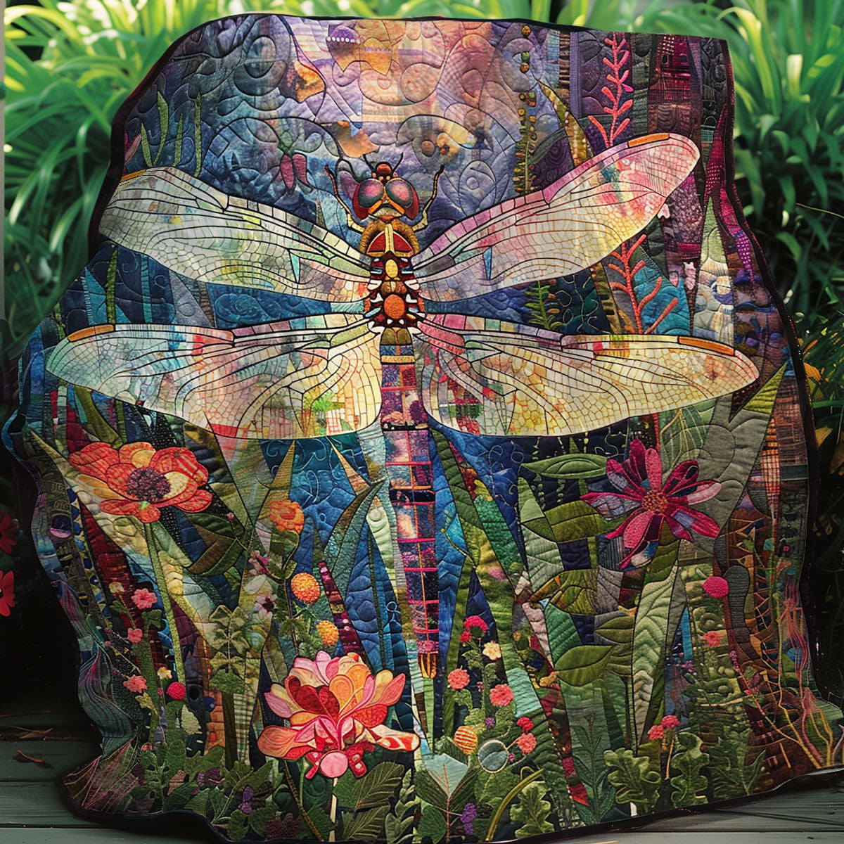 Dragonfly Lovers XR2606006CL Quilt