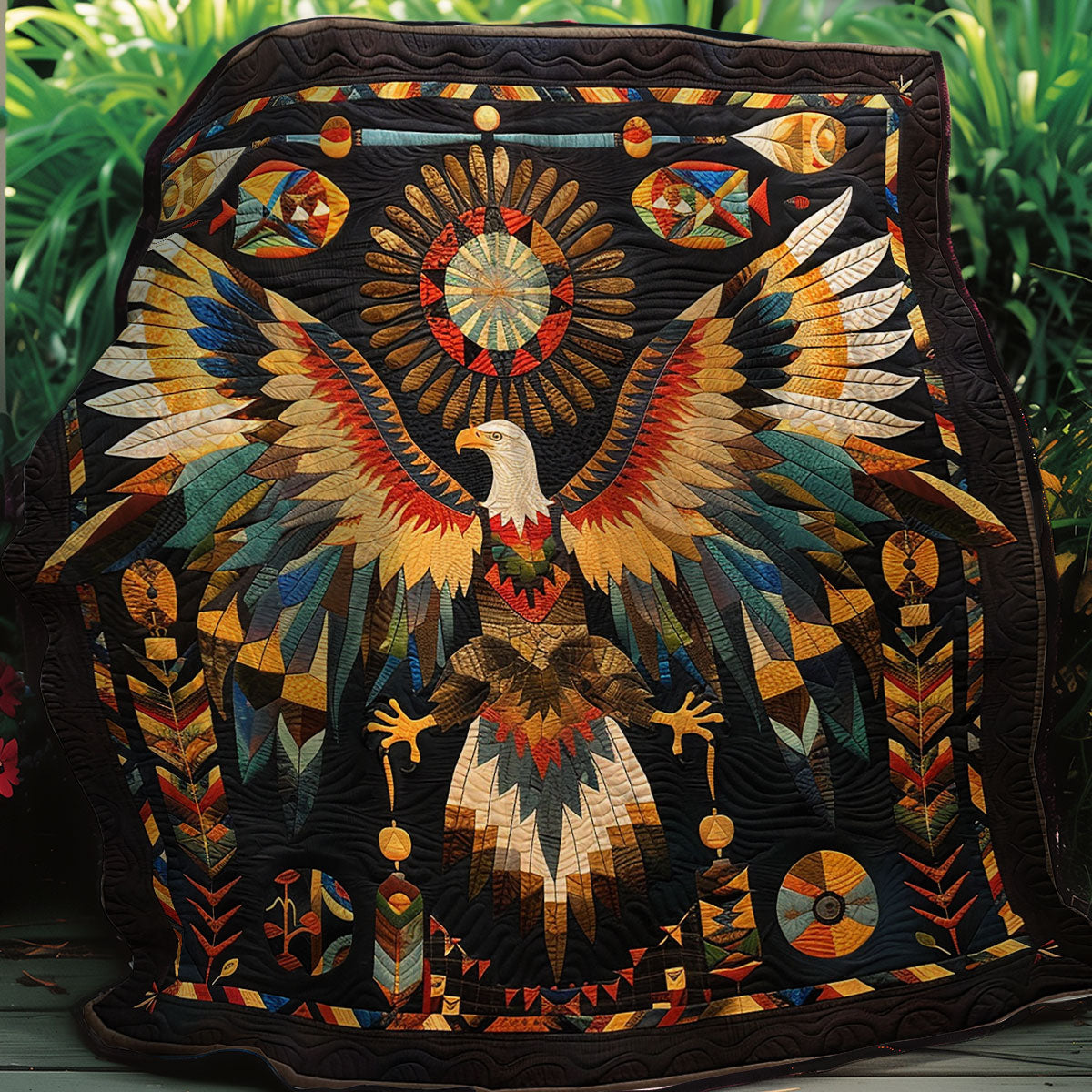 Eagle Native American XR0407002CL Quilt