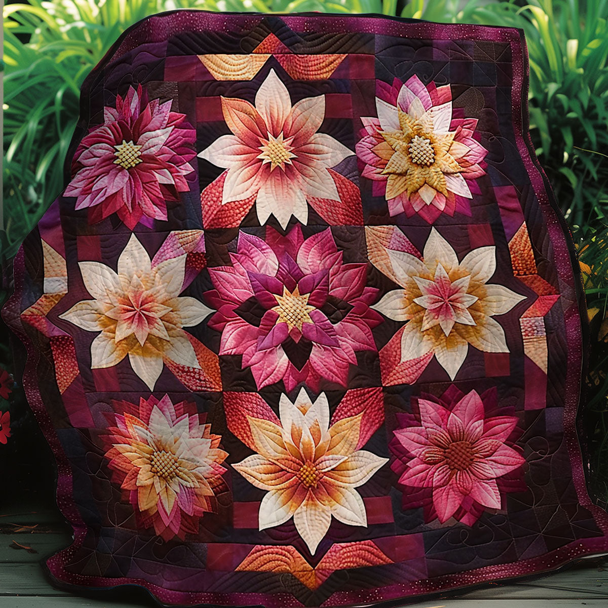 Flowers XR0307026CL Quilt