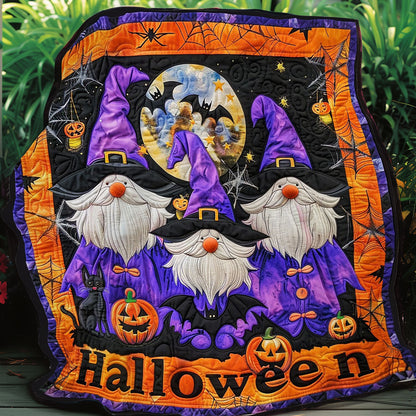 Gnomes Halloween WO0808062CL Quilt