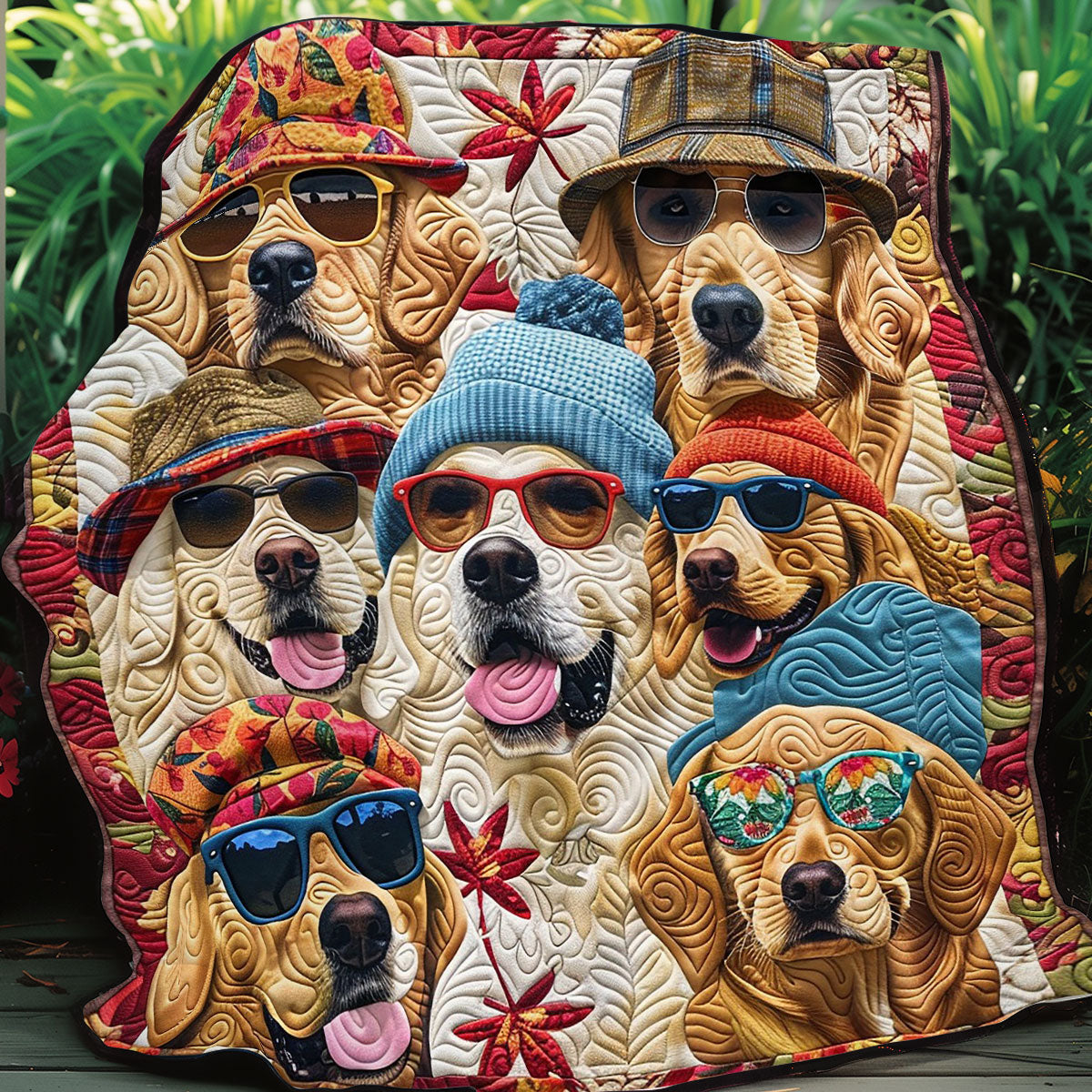 Golden Retriever Cool WO0808039CL Quilt