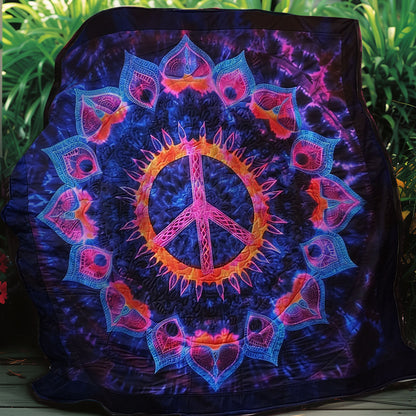 Hippie Peace XR1907015CL Quilt