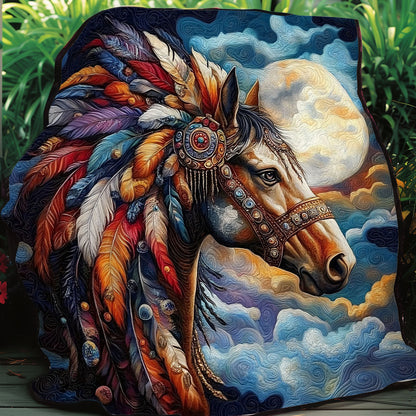 Horse Native WO0708019CL Quilt