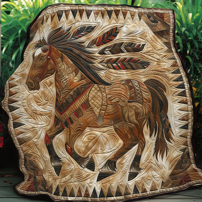 Horse Running WO1008030CL Quilt