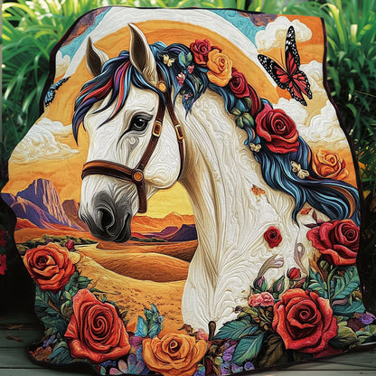 Horse-The Harmony Of Hooves WO28CL Quilt