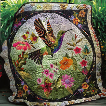 Humming And Flowers XR0507005CL Quilt