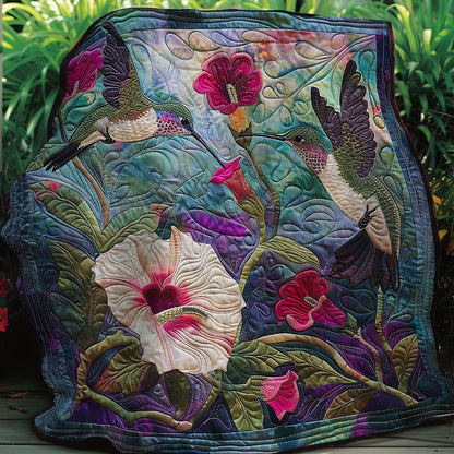 Hummingbird Garden XR1007004CL Quilt